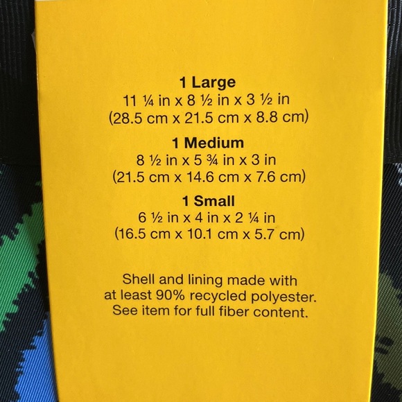 DVF for Target Disco Zebra 3 Pack Travel Pouches - Picture 7 of 14